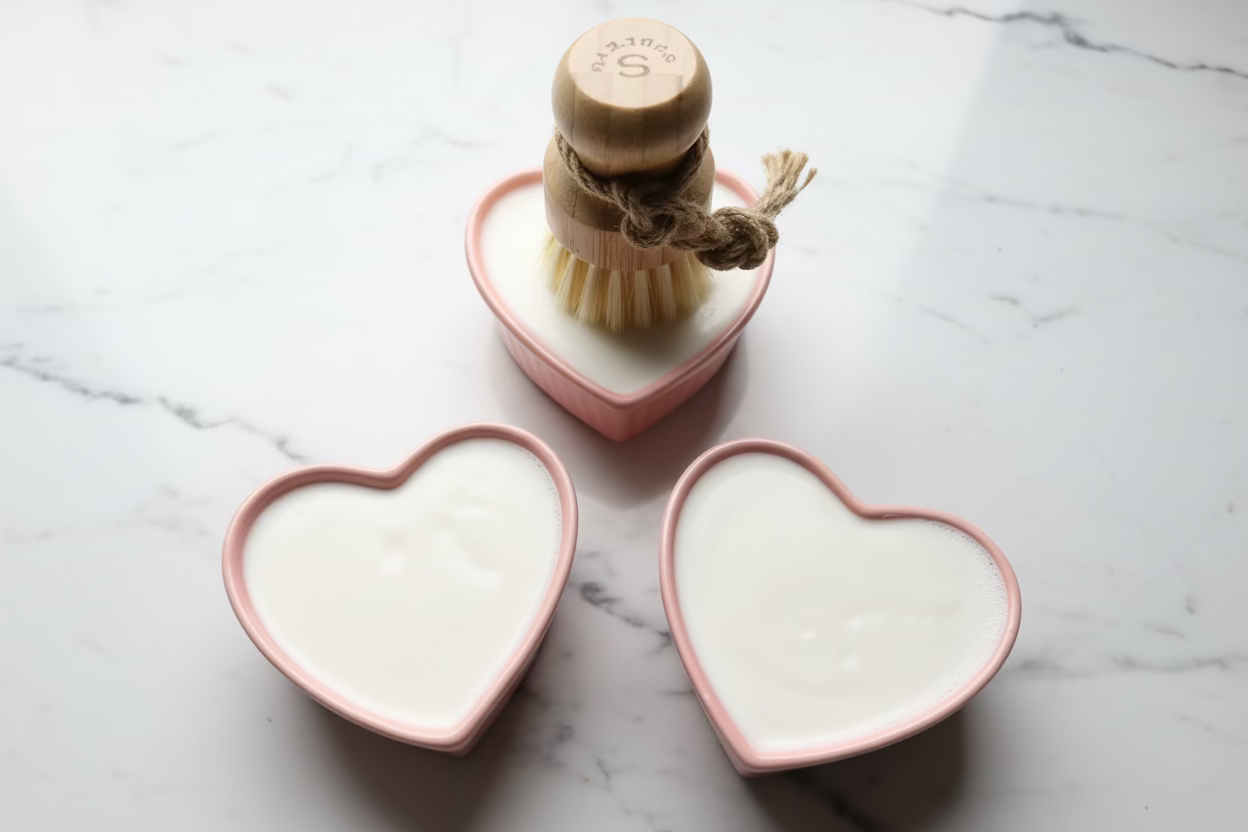 LOVE MY DISH SOAP STARTER SET WITH BRUSH - Pink